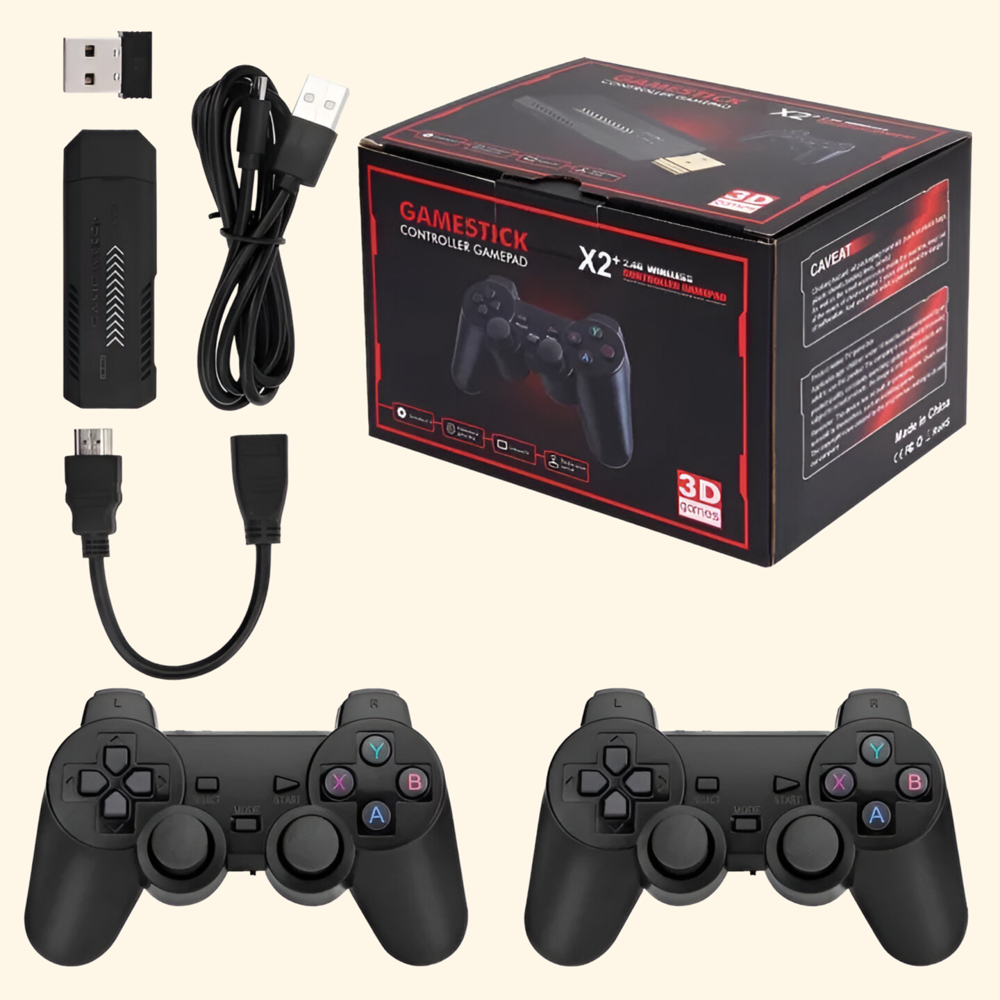 Notalgo™- Wireless Console 4K Game Stick